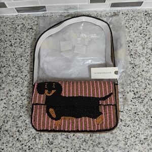Anthropologie The Fiona Beaded Bag (Dachshund)